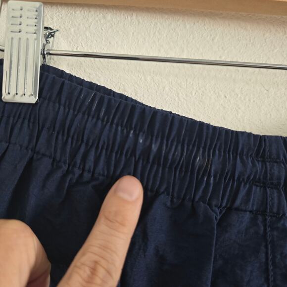 Vintage Adidas Nylon Track Jogger Navy Blue -Mens XL 90s Retro Sports Street - Picture 5 of 9